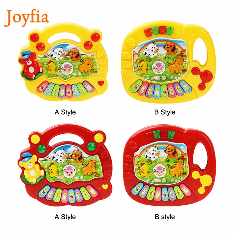 2 Types Animal Farm Piano Keyboard Musical Instrument Toy Music Toys Early Educational Toys for Children Baby Gift
2 Types Animal Farm Piano Keyboard Musical Instrument Toy Music Toys Early Educational Toys for Children Baby Gift