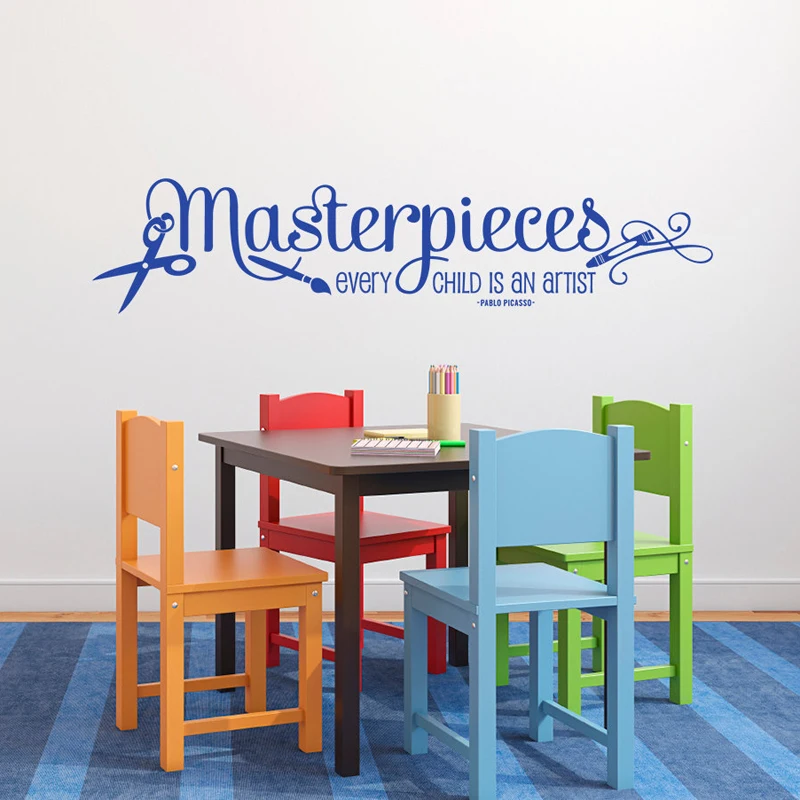 Stickers Design Wall Decor Masterpieces Wall Decal Kids Room Wall Art Home Decor House Decoration Poster 20cm x 100cm
Stickers Design Wall Decor Masterpieces Wall Decal Kids Room Wall Art Home Decor House Decoration Poster 20cm x 100cm