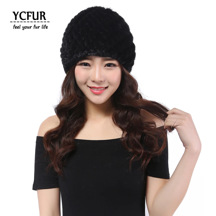 YCFUR Winter Women Hats Caps Warm Soft Knit Genuine Mink Fur Female Beanies Hats Real Mink Caps For Women
YCFUR Winter Women Hats Caps Warm Soft Knit Genuine Mink Fur Female Beanies Hats Real Mink Caps For Women
