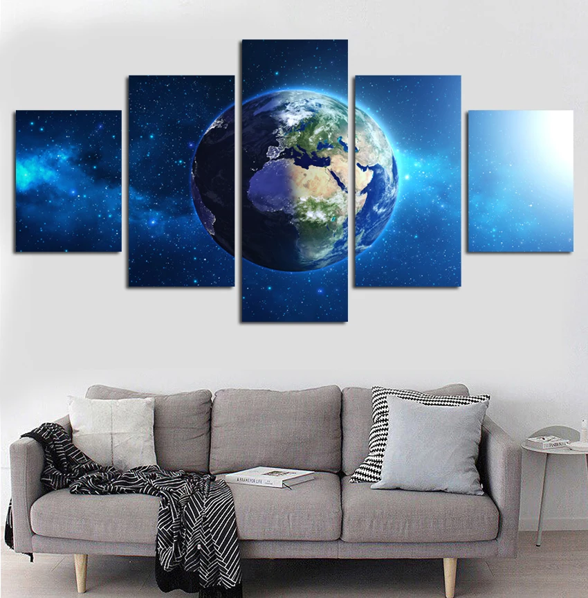 5 Panel Space Canvas Art Sunrise Painting Of Earth Universe Picture Home Decoraction For Room Outer Space Poster Cosmos Unframed
5 Panel Space Canvas Art Sunrise Painting Of Earth Universe Picture Home Decoraction For Room Outer Space Poster Cosmos Unframed