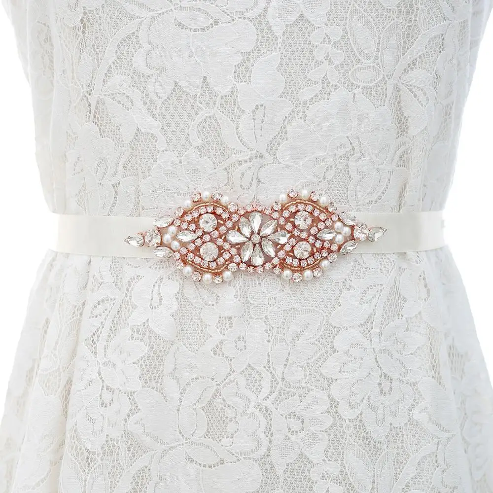 Rose Gold Wedding Belt Crystal Bridal Belt With Rhinestones Bridal Sash For Wedding Party Dress Handmade SD110RG
Rose Gold Wedding Belt Crystal Bridal Belt With Rhinestones Bridal Sash For Wedding Party Dress Handmade SD110RG