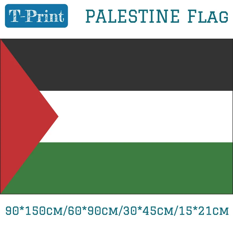 Palestine National Flag 90*150cm/60*90cm/40*60cm Flying Flag 15*21cm Hand Flag 3x5ft Polyester Printing Banners
Palestine National Flag 90*150cm/60*90cm/40*60cm Flying Flag 15*21cm Hand Flag 3x5ft Polyester Printing Banners