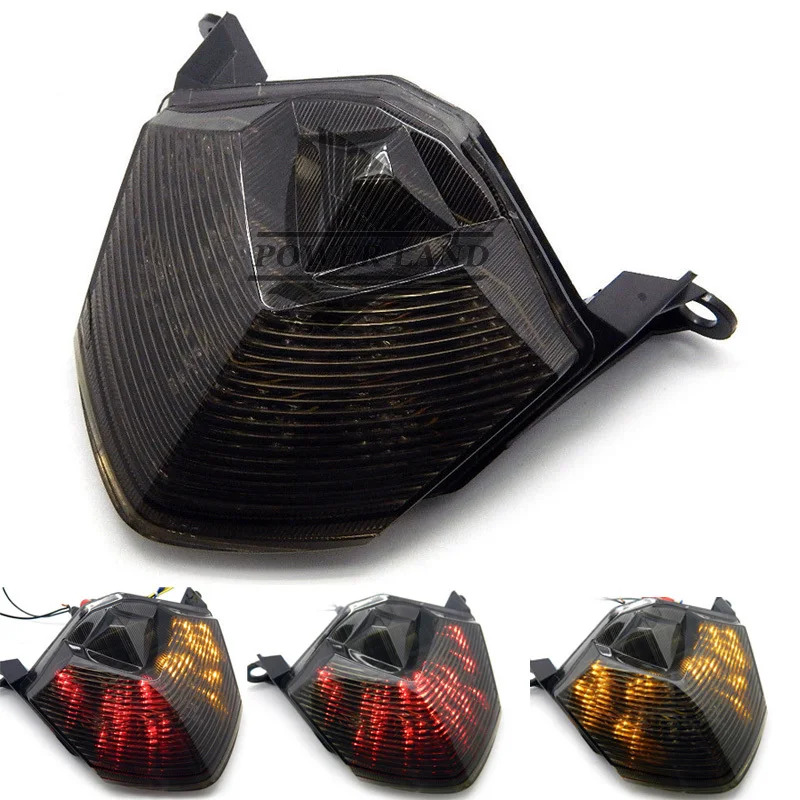 Motorcycle Somke Lens Integrated LED Rear Brake Tail Tight & Indicator Turn Signal Fit For Kawasaki Ninja ZX10R ZX 6R Z1000 Z750
Motorcycle Somke Lens Integrated LED Rear Brake Tail Tight & Indicator Turn Signal Fit For Kawasaki Ninja ZX10R ZX 6R Z1000 Z750