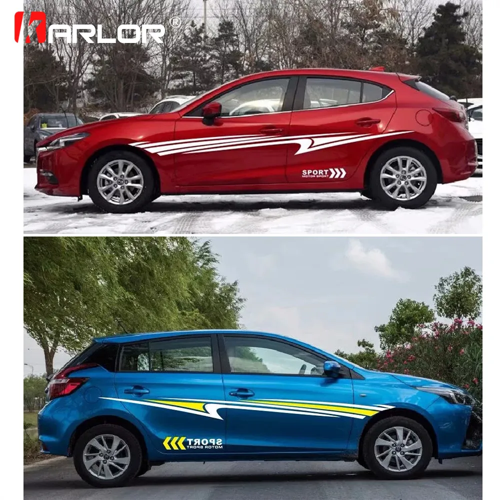 Personality Car Body Waist Line Both Sides Sport Stickers For Decoration Decals Film For Universal Car Auto Products Automobile
Personality Car Body Waist Line Both Sides Sport Stickers For Decoration Decals Film For Universal Car Auto Products Automobile