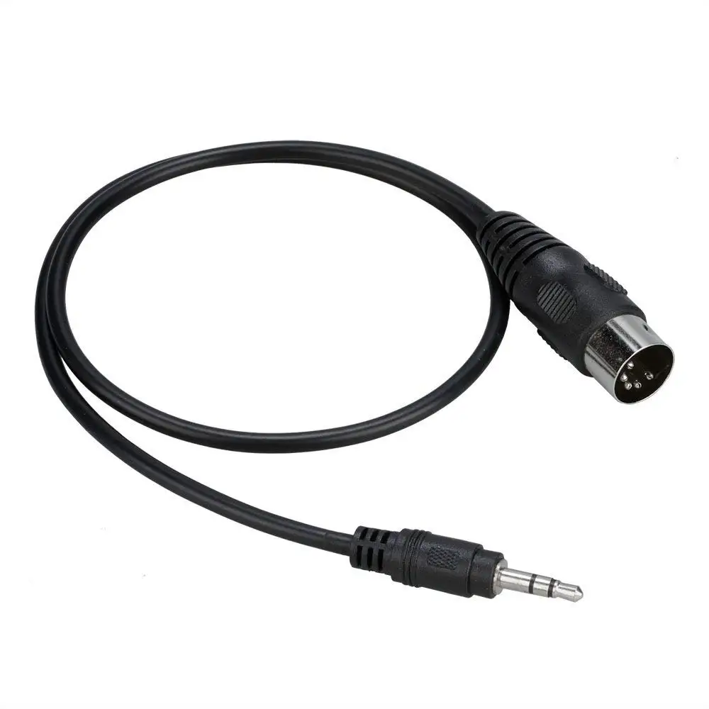 DIN 5-Pin Male to 3.5mm Male MIDI Cable 3.5mm Male to Male DIN Adapter Splitter Cable (1.5ft)
DIN 5-Pin Male to 3.5mm Male MIDI Cable 3.5mm Male to Male DIN Adapter Splitter Cable (1.5ft)