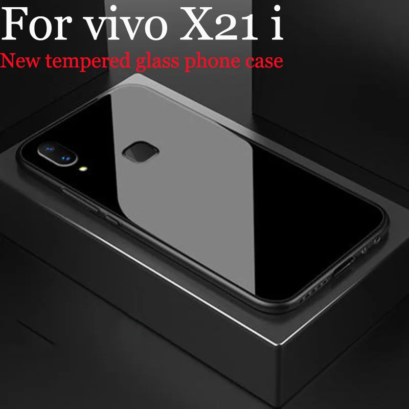 Чехол из закаленного стекла и ТПУ для vivo X21 i x21ia 2 шт. | Мобильные телефоны