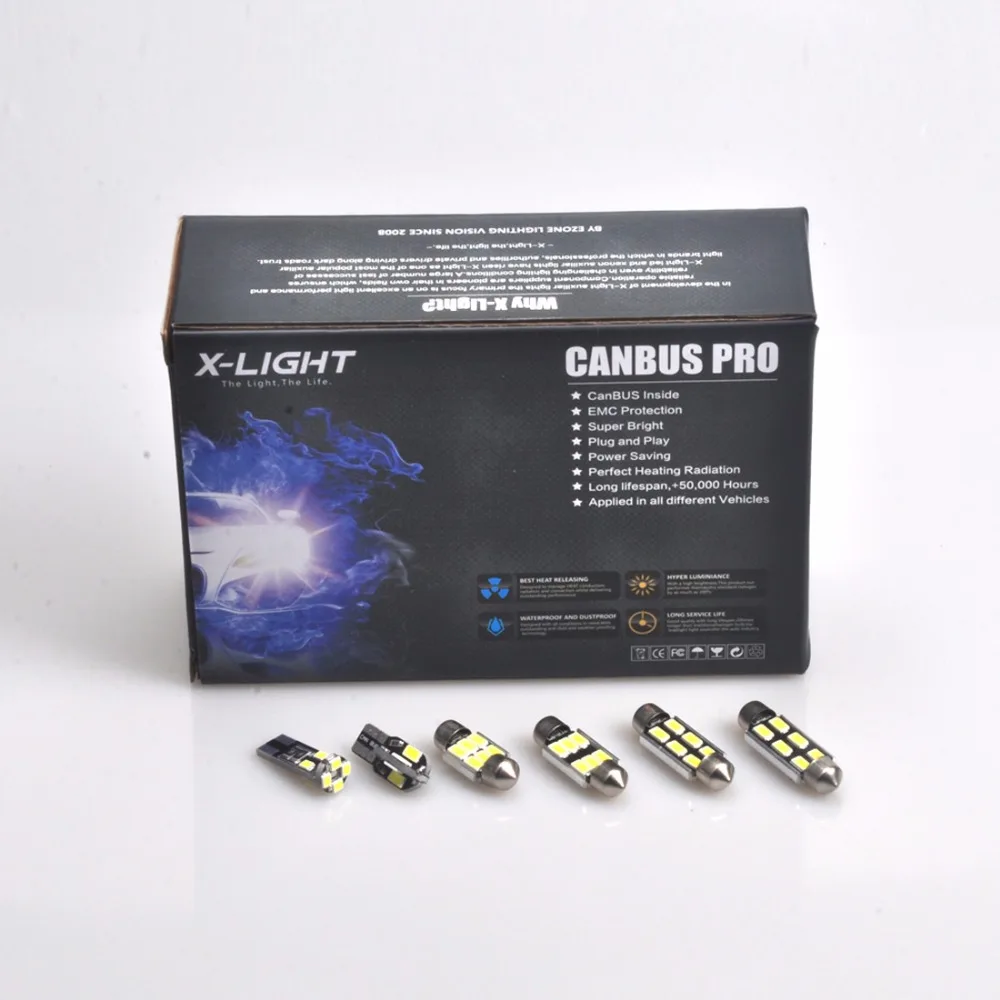 20PCS White Premium LED Interior Light Kit package + License Plate Light for Audi A6 C6 Avant 2004-2011
20PCS White Premium LED Interior Light Kit package + License Plate Light for Audi A6 C6 Avant 2004-2011