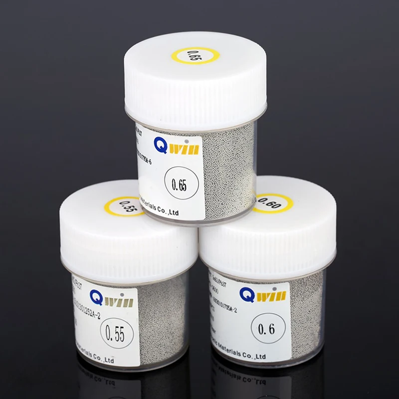Jyrkior 250k 0.2 .0.25 0.3 .0.35 0.4 0.45 0.5.0.55.06 0.65 0.76mm BGA Leaded Solder Sphere Balls for BGA Reworking
Jyrkior 250k 0.2 .0.25 0.3 .0.35 0.4 0.45 0.5.0.55.06 0.65 0.76mm BGA Leaded Solder Sphere Balls for BGA Reworking