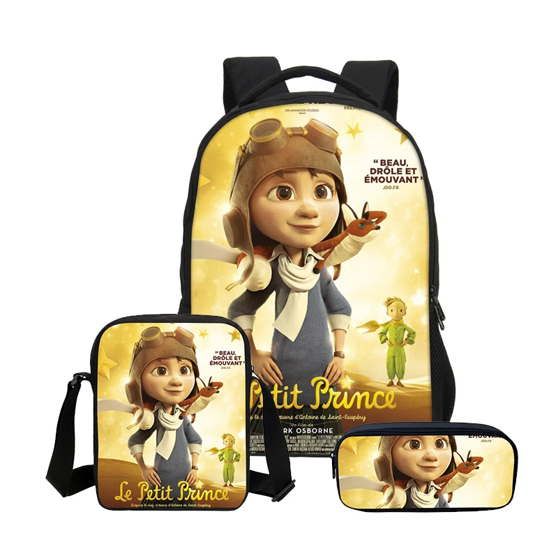 2020 Fashion 3 Pcs/Set Kids Girls Cartoon The Little Prince Schoolbags Cute Kids School Backpacks Children School Bag For Boys
2020 Fashion 3 Pcs/Set Kids Girls Cartoon The Little Prince Schoolbags Cute Kids School Backpacks Children School Bag For Boys