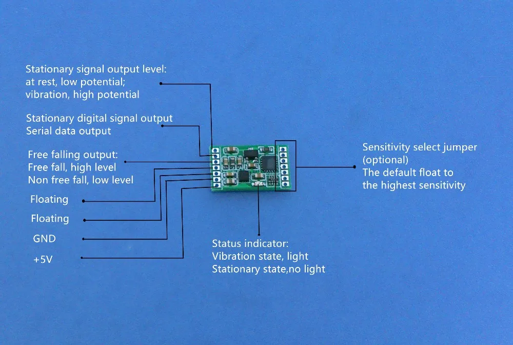 2PCS/LOT Digital Vibration sensor Switch module Super high sensitivity digital Free fall
2PCS/LOT Digital Vibration sensor Switch module Super high sensitivity digital Free fall