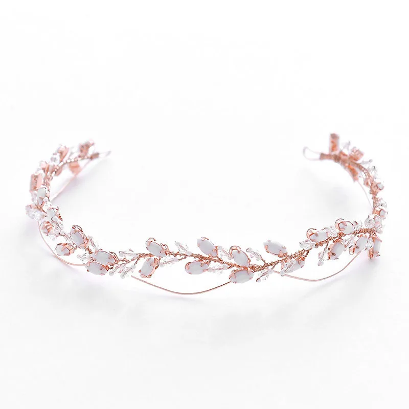 SLBRIDAL Rose Gold Crystal Rhinestone Pearls Floral Wedding Hair accessories Hairband Bridal Headband Bridesmaids Jewelry Women
SLBRIDAL Rose Gold Crystal Rhinestone Pearls Floral Wedding Hair accessories Hairband Bridal Headband Bridesmaids Jewelry Women