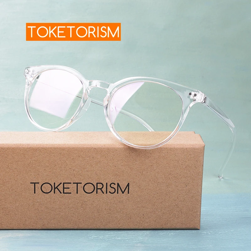 Toketorism Trendy Woman's Eyeglasses Frame Vintage Glasses Round Transparent Men Accessories 3822
Toketorism Trendy Woman's Eyeglasses Frame Vintage Glasses Round Transparent Men Accessories 3822