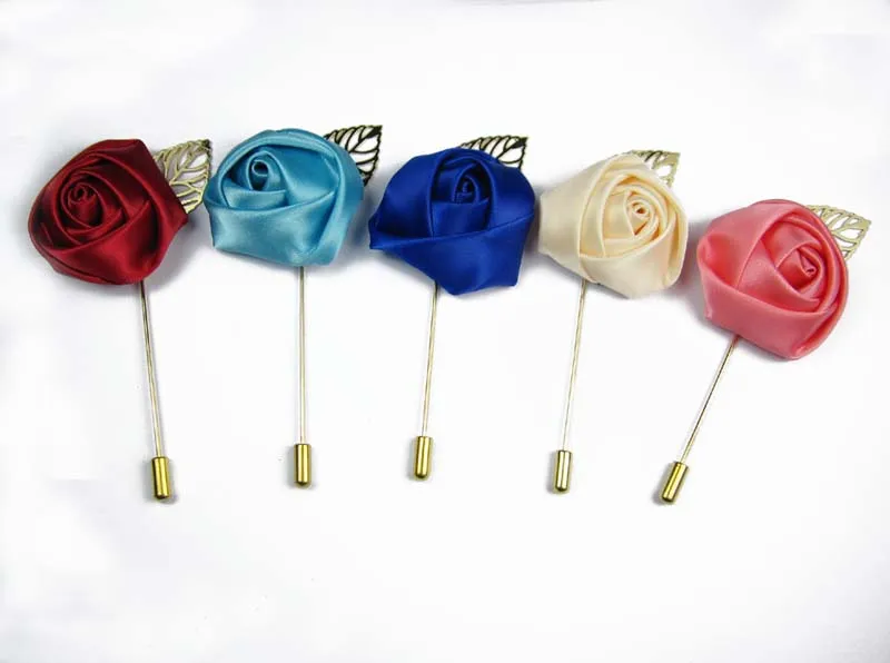 Free shipping! 12PCS/LOT satin rosettes flowers gold stick pins Boutonniere Sticks Brooch Pin Suits Clothing Accessoriessory
Free shipping! 12PCS/LOT satin rosettes flowers gold stick pins Boutonniere Sticks Brooch Pin Suits Clothing Accessoriessory