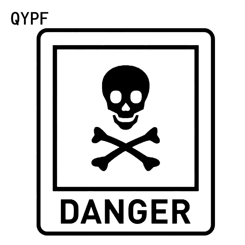 QYPF 10.6CM11.9CM Warning Mark DANGER Graphic Car Sticker Black/Silver Vinyl Decoration S9-2229
QYPF 10.6CM11.9CM Warning Mark DANGER Graphic Car Sticker Black/Silver Vinyl Decoration S9-2229