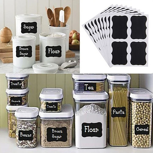 36pcs Blackboard Sticker Label Chalk Board Labels Kitchen Jars Organizer Craft Chalkboard Sticker For Home Kitchen Decoration
36pcs Blackboard Sticker Label Chalk Board Labels Kitchen Jars Organizer Craft Chalkboard Sticker For Home Kitchen Decoration