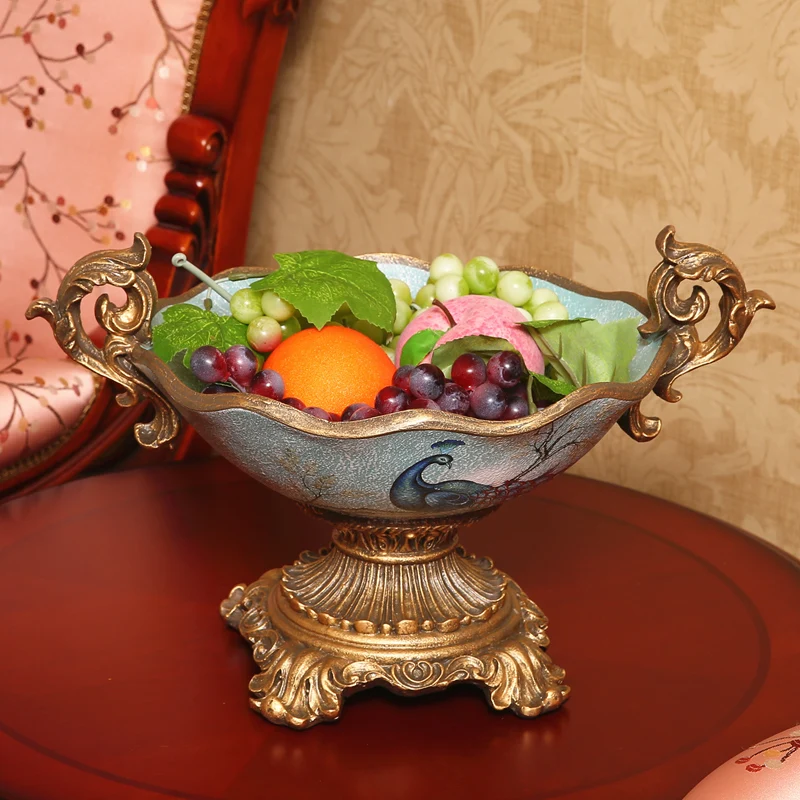 Retro European high-end fruit fruit plate high-grade resin American craft ornaments Home Furnishing Decor compote ears
Retro European high-end fruit fruit plate high-grade resin American craft ornaments Home Furnishing Decor compote ears