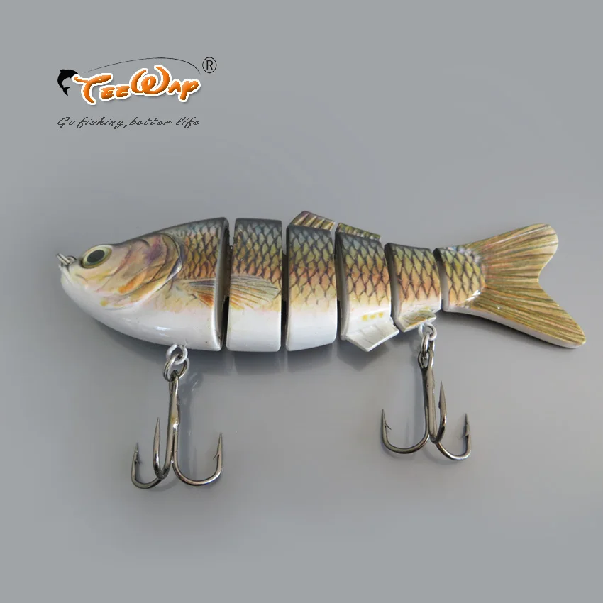 New Product Fishing Lure 6 Segment Swimbait Crankbait Hard Bait Slow 110g 20cm Fishing hook Fishing Tackle FL6-B02
New Product Fishing Lure 6 Segment Swimbait Crankbait Hard Bait Slow 110g 20cm Fishing hook Fishing Tackle FL6-B02
