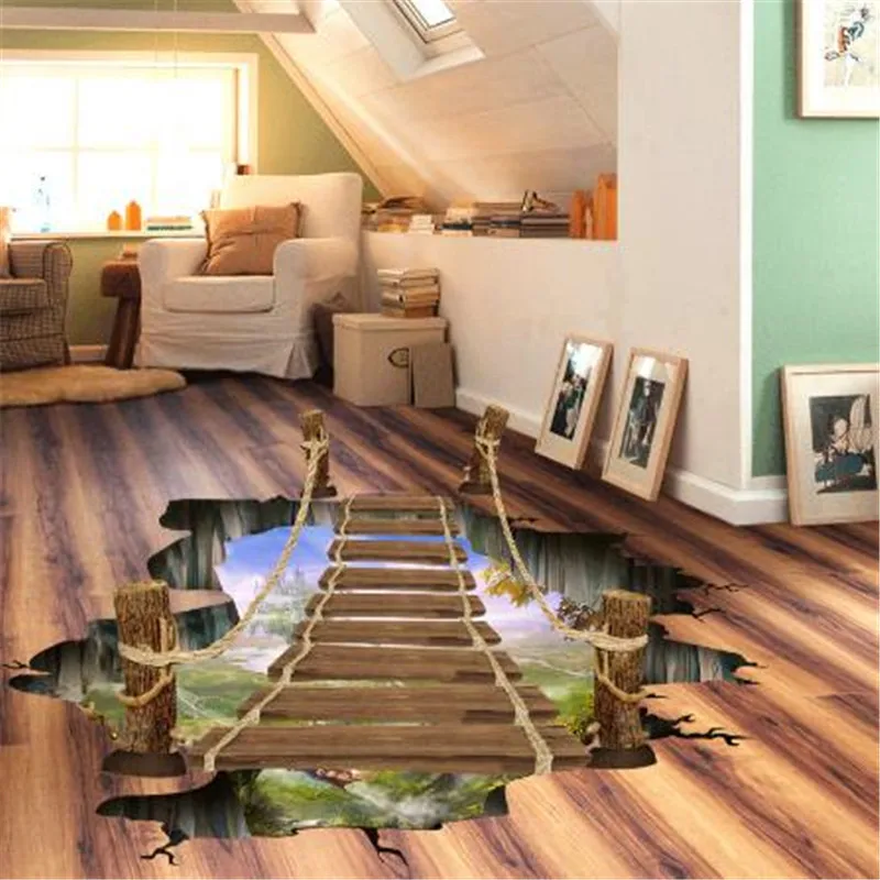 3D обои для пола, съемные самоклеящиеся обои из ПВХ, фотообои для моста, наклейки на стену, домашний декор для детей, гостиной
3D обои для пола, съемные самоклеящиеся обои из ПВХ, фотообои для моста, наклейки на стену, домашний декор для детей, гостиной