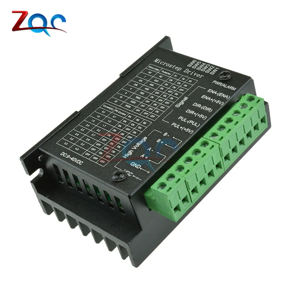 

TB6600 stepper motor Driver Controller 4A 9~42V TTL 16 Micro-Step CNC 1 Axis NEW upgraded version of the 42/57/86 stepper motor