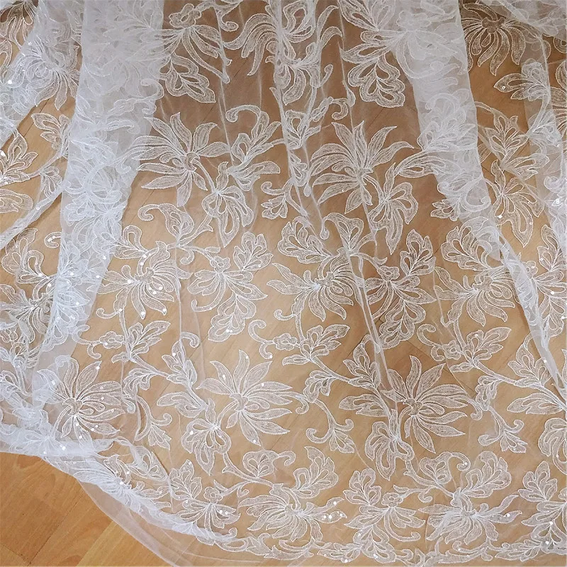 Summer New Sen Wedding Dress Children's Clothing Veil Sequin Embroidery Lace DIY Fabric Cloth
Summer New Sen Wedding Dress Children's Clothing Veil Sequin Embroidery Lace DIY Fabric Cloth