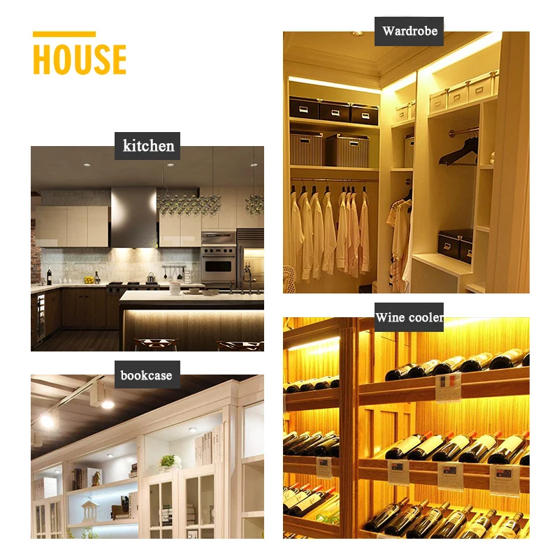 LED Cabinet Light 10leds Led Bar Lamp PIR Motion Sensor Wireless Closet Wall Lamp Rigid Light for Kitchen Wardrobe Battery Light
LED Cabinet Light 10leds Led Bar Lamp PIR Motion Sensor Wireless Closet Wall Lamp Rigid Light for Kitchen Wardrobe Battery Light