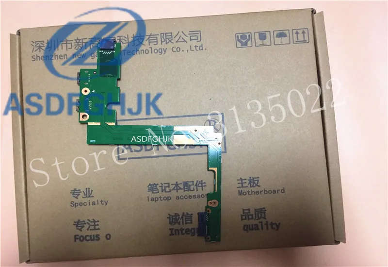 for Lenovo for thinkpad T540P W540 W541 USB Ethernet Board Port 48.4LO27.011 04X5512
for Lenovo for thinkpad T540P W540 W541 USB Ethernet Board Port 48.4LO27.011 04X5512