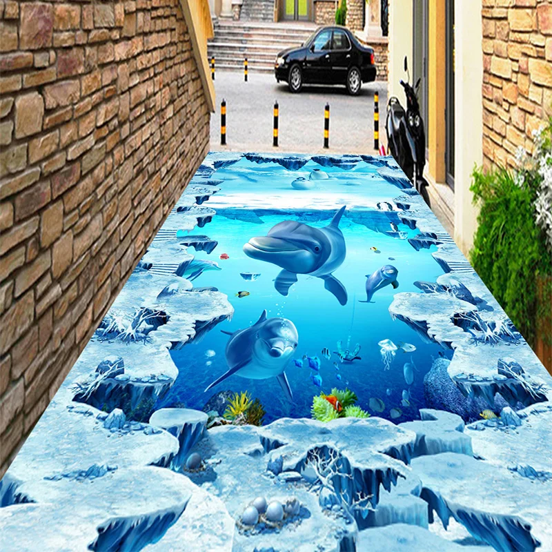 Custom Mural Wallpaper 3D Stereo Icebergs Underwater Worlds Dolphins Floor Tiles Painting Bathroom Waterproof Vinyl Wall Papers
Custom Mural Wallpaper 3D Stereo Icebergs Underwater Worlds Dolphins Floor Tiles Painting Bathroom Waterproof Vinyl Wall Papers