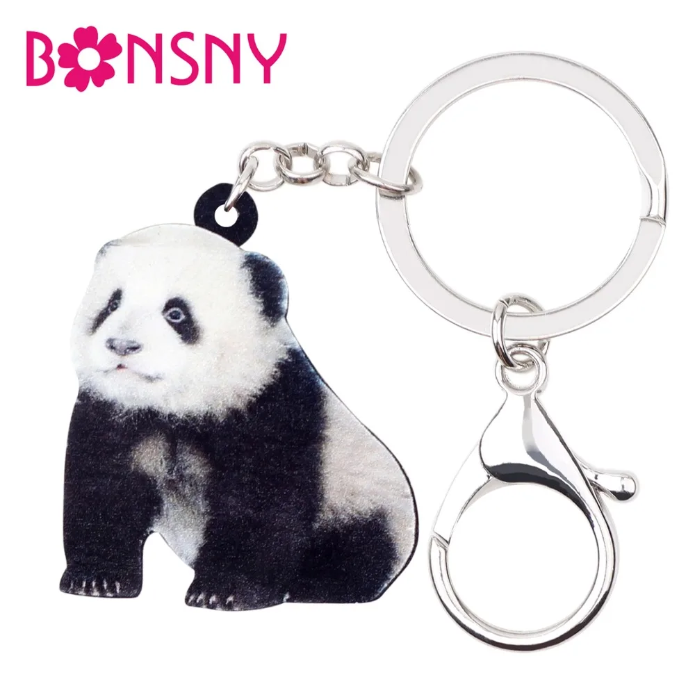 Bonsny Acrylic Sweet Chinese Panda Key Chains Keychains Rings Novelty Animal Jewelry For Women Girls Teens Bag Charms Original
Bonsny Acrylic Sweet Chinese Panda Key Chains Keychains Rings Novelty Animal Jewelry For Women Girls Teens Bag Charms Original