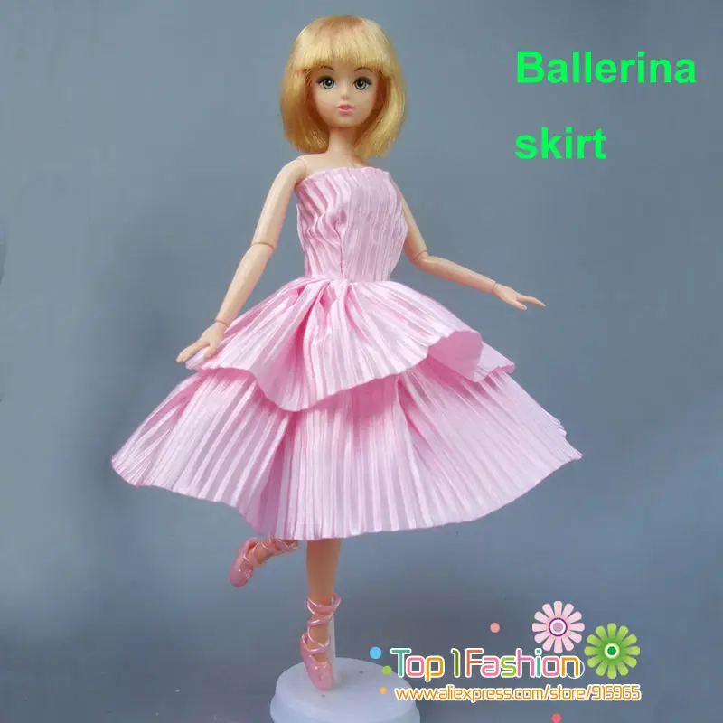 1 Pieces Pink Tutu Ballerina Skirt For Barbie Doll short Mini dress Gift for girl
1 Pieces Pink Tutu Ballerina Skirt For Barbie Doll short Mini dress Gift for girl