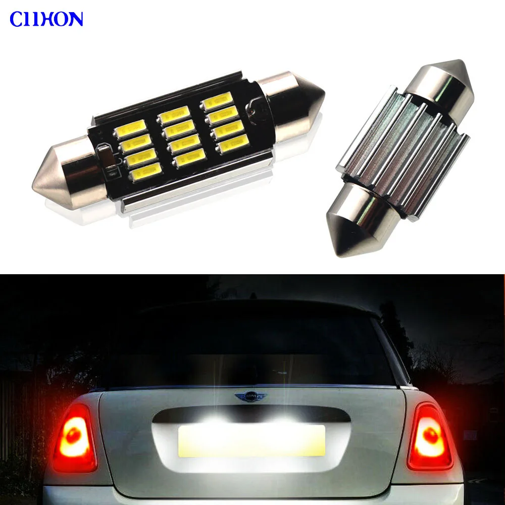 2PCS Canbus LED Festoon C5W Car Number Plate Bulb White for BMW Mini R50 R52 R53 R56 R57 R58 R59 License Plate Light Lamp
2PCS Canbus LED Festoon C5W Car Number Plate Bulb White for BMW Mini R50 R52 R53 R56 R57 R58 R59 License Plate Light Lamp