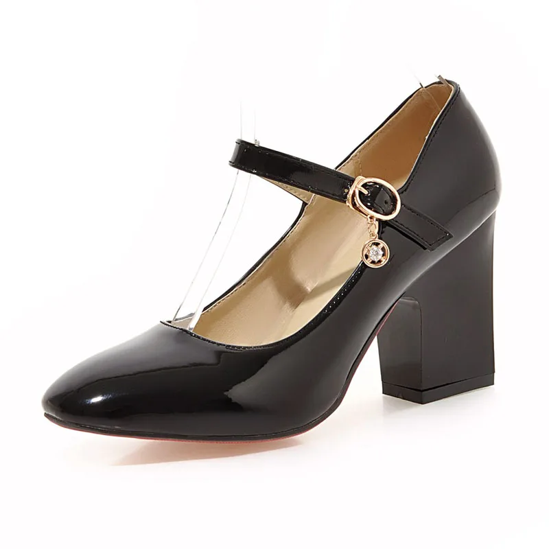 Women Plus Size Shoes Pumps Mary Jane Patent Leather Casual Fashion High Square Heels Square Toe Shallow Solid Buckle Strap
Women Plus Size Shoes Pumps Mary Jane Patent Leather Casual Fashion High Square Heels Square Toe Shallow Solid Buckle Strap