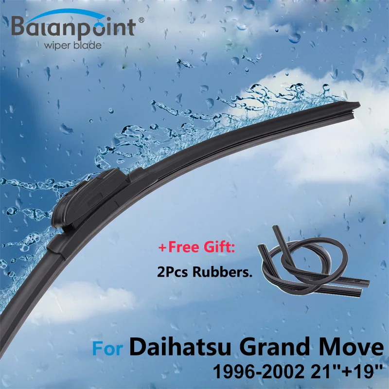 2 шт. щетки стеклоочистителя + мягкие резинки для Daihatsu Grand Move 1996 2002 21 "+ 19" лучшие