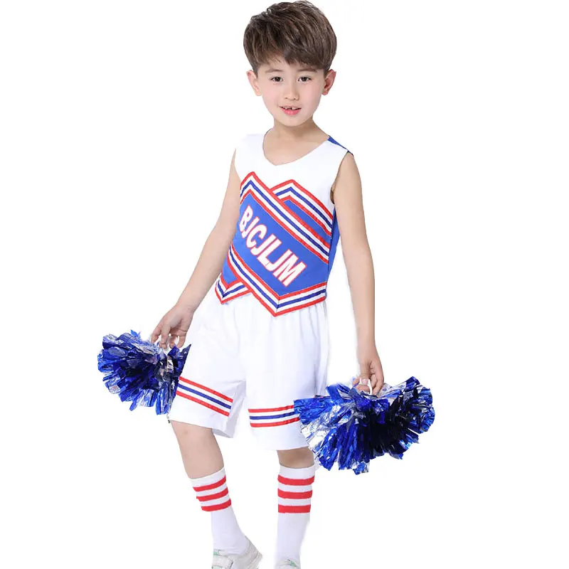 Boy School Uniforms For Boys Cheerleader Costumes White Costume Girls Cheerleading Gymnastics Dress with Safety Pants
Boy School Uniforms For Boys Cheerleader Costumes White Costume Girls Cheerleading Gymnastics Dress with Safety Pants