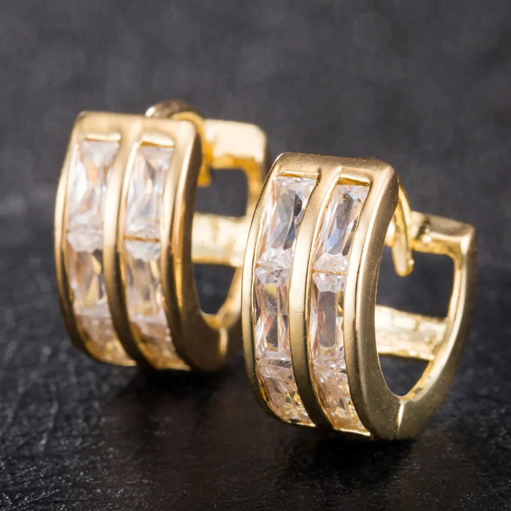 Classic Style Clear Zirconia Yellow Gold Filled Womens Girls Hoop Huggie Earrings Gift
Classic Style Clear Zirconia Yellow Gold Filled Womens Girls Hoop Huggie Earrings Gift