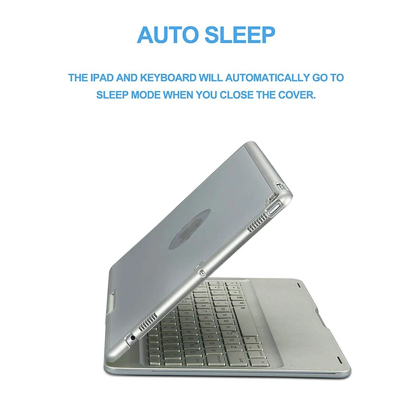 Funelego New iPad Keyboard Case F180S 7 Colors LED Breathing Backlight Keyboard with 360 Degree Rotatable Cover For iPad Pro 9.7
Funelego New iPad Keyboard Case F180S 7 Colors LED Breathing Backlight Keyboard with 360 Degree Rotatable Cover For iPad Pro 9.7