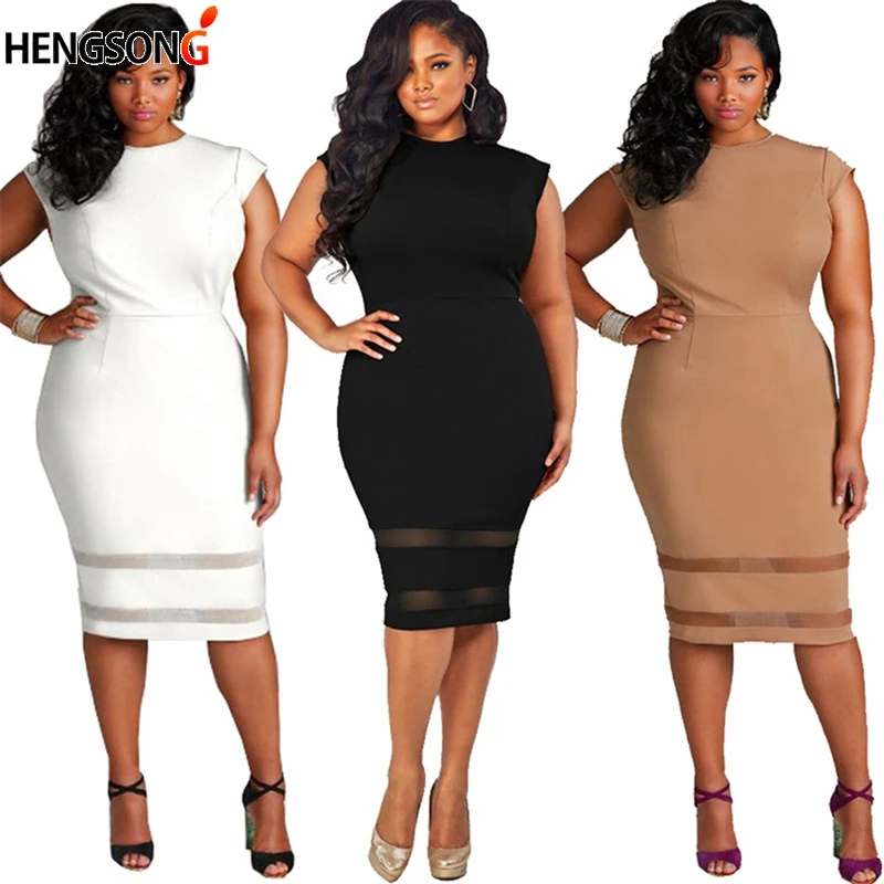 Women Summer Dress Casual Short Sleeve Solid Color Lady Slim Sexy Mesh Patchwork Loose Knee-length Dress Vestidos Plus Size 5XL
Women Summer Dress Casual Short Sleeve Solid Color Lady Slim Sexy Mesh Patchwork Loose Knee-length Dress Vestidos Plus Size 5XL