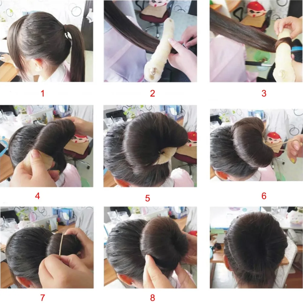 Girls Magic Styling Tools Buns Braiders Curling Elastic Hair Bands Women Headwear Hair Band Haar Accessories
Girls Magic Styling Tools Buns Braiders Curling Elastic Hair Bands Women Headwear Hair Band Haar Accessories