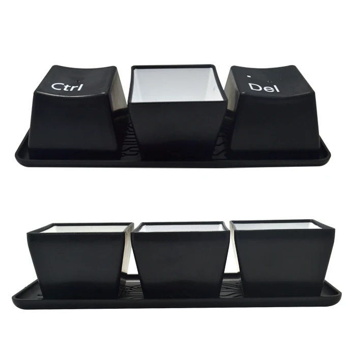 Горячая Распродажа портативная забавная клавиатура Ctrl ALT DEL контейнер для