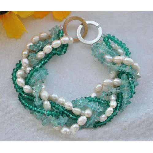 Handwork Real Pearl Bracelet,8inches 6Strands 8inches Crystal White Freshwater Pearl Bracelet,Women Gift Jewellery N2630
Handwork Real Pearl Bracelet,8inches 6Strands 8inches Crystal White Freshwater Pearl Bracelet,Women Gift Jewellery N2630
