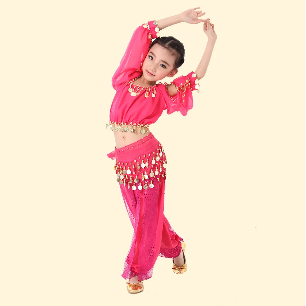 3 Colors Child Belly Dance Costume Tops+Pants+Waist Chian+Bracelet+Veil Girls Indian Dance Dress for Stage Belly Dance Wear 89
3 Colors Child Belly Dance Costume Tops+Pants+Waist Chian+Bracelet+Veil Girls Indian Dance Dress for Stage Belly Dance Wear 89