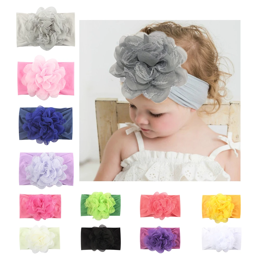 MengNa 30pc/lot Lace Flower Chiffon Flower Nylon Headbands For Girls Soft Wide Nylon Headbands Children Girls Turban Headwraps
MengNa 30pc/lot Lace Flower Chiffon Flower Nylon Headbands For Girls Soft Wide Nylon Headbands Children Girls Turban Headwraps