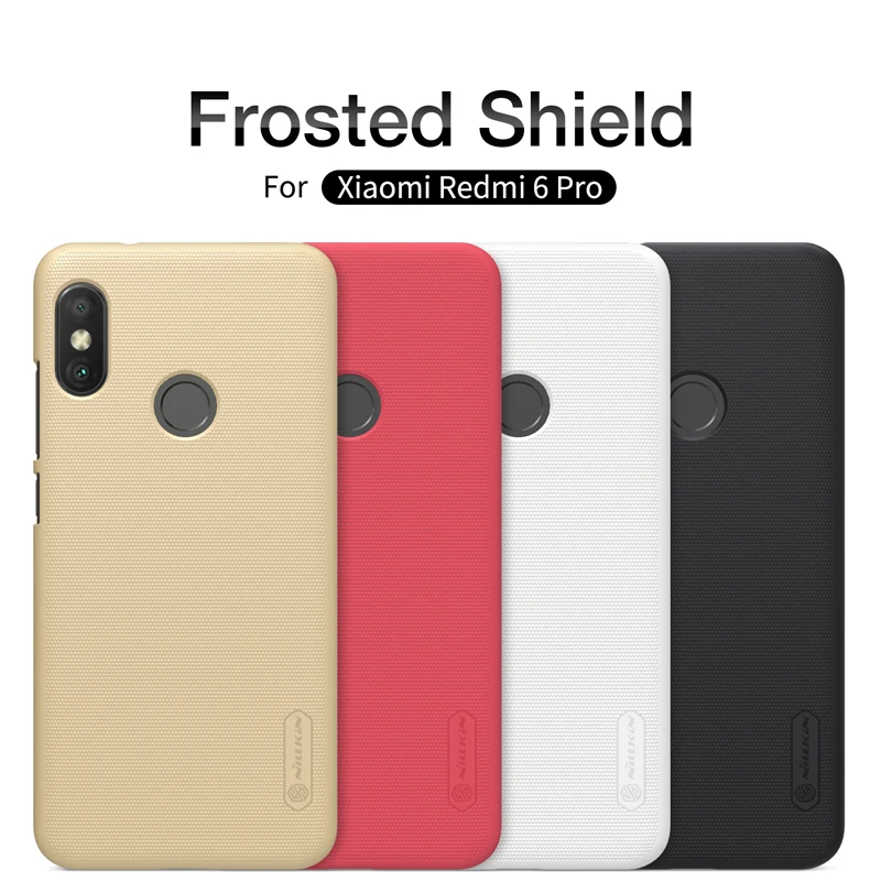 Чехол для Xiaomi Redmi 6 pro жесткие Матовые чехлы Nillkin из поликарбоната матовая задняя