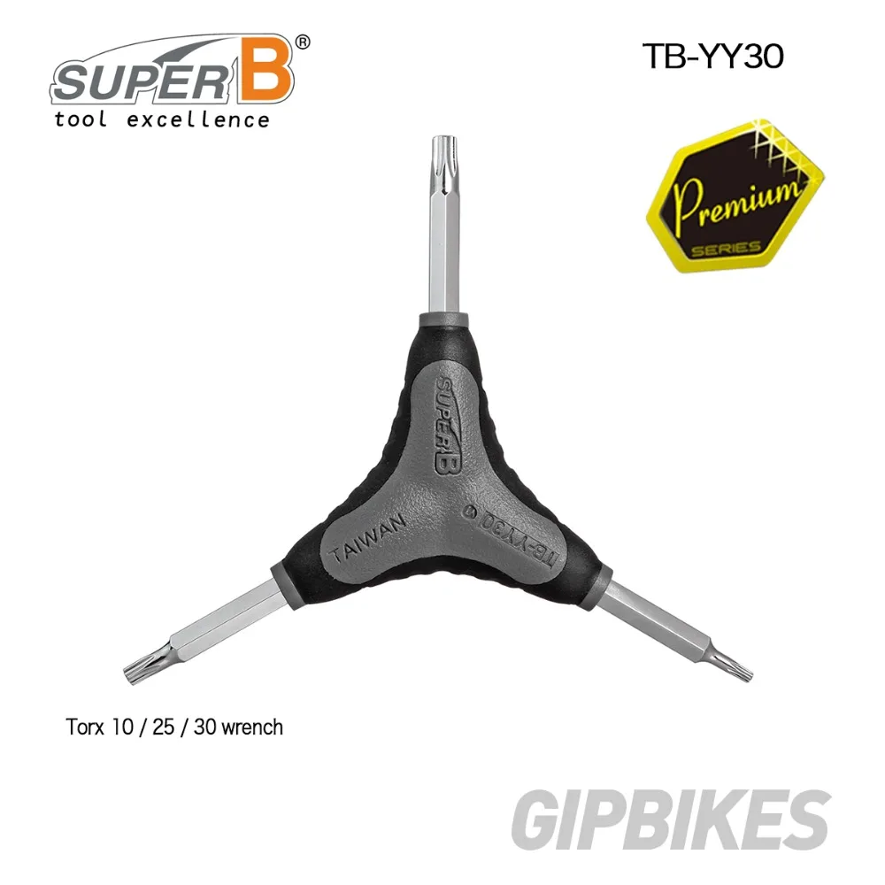 Super B TB-YY05/YY10/YY15/YY20/YY25/YY30 Torx wrench "Y"wrench bicycle repair tools
Super B TB-YY05/YY10/YY15/YY20/YY25/YY30 Torx wrench "Y"wrench bicycle repair tools