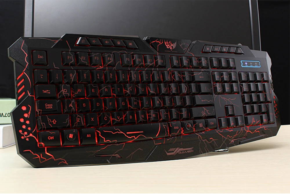 2020 Newest Original Gaming Keyboard LED 3-color breath backlight USB Wired Crack Waterproof Keyboard for PC Computer gamers
2020 Newest Original Gaming Keyboard LED 3-color breath backlight USB Wired Crack Waterproof Keyboard for PC Computer gamers