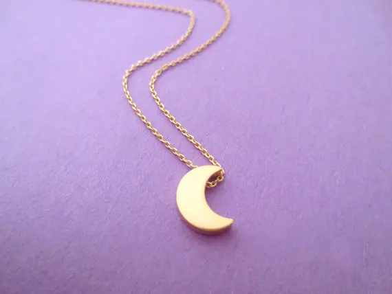 cute little half moon necklace simple crescent Eclipse necklace small silvery moon necklace star sky universe planet jewelry
cute little half moon necklace simple crescent Eclipse necklace small silvery moon necklace star sky universe planet jewelry