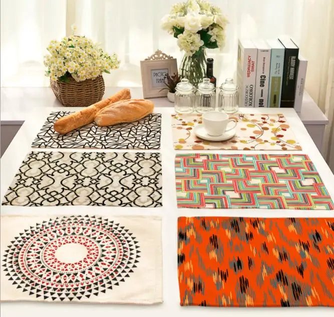 Printed Linen Placemat Place mat Table Mat hot colorful pattern polyester Dinner table mat Coaster Home Dec wholesale FG957
Printed Linen Placemat Place mat Table Mat hot colorful pattern polyester Dinner table mat Coaster Home Dec wholesale FG957