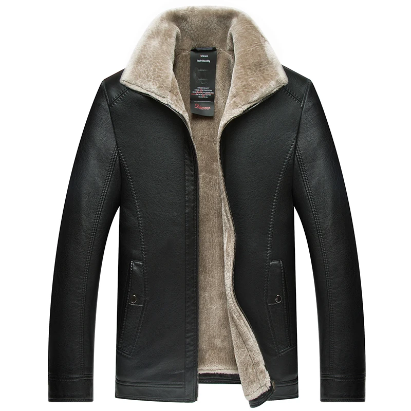 Winter PU Leather Casual Jackets Men Thermal Coats Male Faux Leather Jackets 2018 Warm Brand Clothing
Winter PU Leather Casual Jackets Men Thermal Coats Male Faux Leather Jackets 2018 Warm Brand Clothing