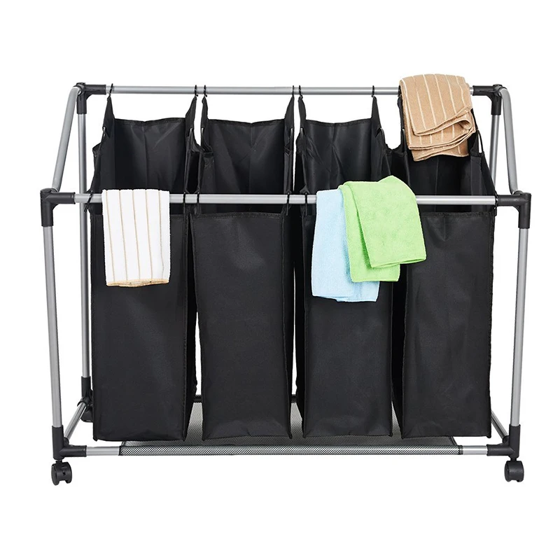 Складной органайзер для ванной комнаты с 4 отделениями|storage clothes|cart with wheelscart wheel |