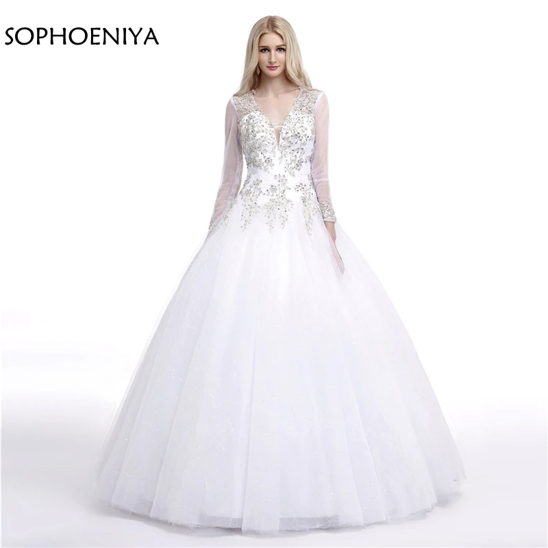 New Arrival Ball gown Long sleeve Wedding dress 2021 vestido de noiva casamento boda Wedding dresses Robe de mariee bridal dress
New Arrival Ball gown Long sleeve Wedding dress 2021 vestido de noiva casamento boda Wedding dresses Robe de mariee bridal dress
