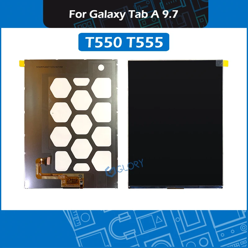 Панель ЖК-дисплея планшета T550 T555 для Samsung Galaxy Tab A 9,7 SM-T550 T555, замена панели ЖК-экрана
Панель ЖК-дисплея планшета T550 T555 для Samsung Galaxy Tab A 9,7 SM-T550 T555, замена панели ЖК-экрана